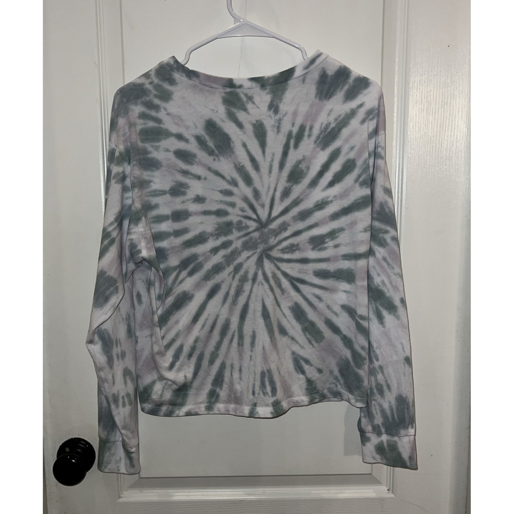 Grayson threads black label long sleeved tie-dye T-shirt women's size medium - Picture 3 of 8